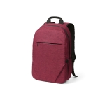 Rugzak van 300D RPET met voorritsvak 18L 15,6” kleur rood