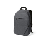 Rugzak van 300D RPET met voorritsvak 18L 15,6” kleur donkergrijs