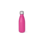 Roestvrijstalen drinkfles met matte afwerking 400ml kleur fuchsia