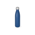 Roestvrijstalen drinkfles met druppelvrije dop 500ml kleur marineblauw