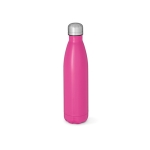 Roestvrijstalen waterfles met druppelvrije dop 770ml kleur fuchsia