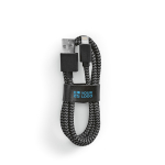 Oplaadkabel van RPET van 1 meter met USB-A en Lightning connector hoofdweergave