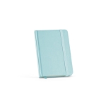 Notitieboek met harde kaft van gerecycled papier A6 kleur pastel blauw