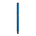 Pen van gerecycled roestvrij staal met zwarte Dokumental® inkt kleur blauw vijfde weergave