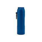 Thermosfles van gerecycled rvs met beker in de deksel 810ml kleur marineblauw