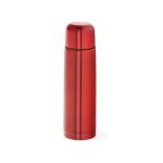 Thermosfles van gerecycled rvs in verschillende kleuren 500ml kleur rood