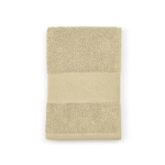 Badhanddoek 30x50cm van gerecycled katoen 370 g/m2 kleur beige tweede weergave