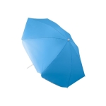 Strandparasol van gekleurd nylon met witte rand Ø180 kleur blauw derde weergave