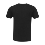 Unisex T-shirt van gerecycled katoen en polyester 160 g/m2 Elevate NXT kleur zwart tweede weergave achterkant