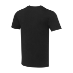 Unisex T-shirt van gerecycled katoen en polyester 160 g/m2 Elevate NXT kleur zwart derde weergave achterkant