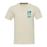 Unisex T-shirt van gerecycled katoen en polyester 160 g/m2 Elevate NXT met afdrukgebied