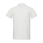 Unisex polo van gerecycled katoen en polyester 200 g/m2 Elevate NXT tweede weergave achterkant