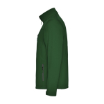 Softshell jas van polyester voor heren 300 g/m2 Roly kleur groene fles weergave zijkant