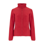 Fleece jack van 100% polyester voor dames 300 g/m2 Roly kleur rood