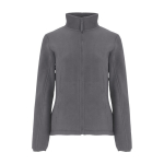 Fleece jack van 100% polyester voor dames 300 g/m2 Roly kleur donkergrijs