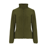 Fleece jack van 100% polyester voor dames 300 g/m2 Roly kleur donkergroen