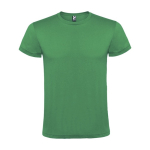 Unisex T-shirt van 100% katoen met korte mouwen 150 g/m2 Roly Atomic kleur groen