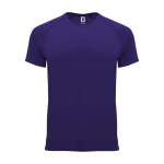 Sportshirt van 100% polyester voor heren 135 g/m2 Roly kleur paars