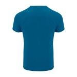 Sportshirt van 100% polyester voor heren 135 g/m2 Roly kleur donkerblauw tweede weergave achterkant