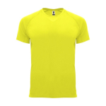 Sportshirt van 100% polyester voor heren 135 g/m2 Roly kleur neon geel