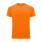 Sportshirt van 100% polyester voor heren 135 g/m2 Roly kleur neon oranje