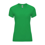 Sportshirt van 100% polyester voor dames 135 g/m2 Roly kleur appel groen