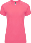 Sportshirt van 100% polyester voor dames 135 g/m2 Roly kleur neon roze