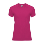 Sportshirt van 100% polyester voor dames 135 g/m2 Roly kleur fuchsia