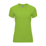 Sportshirt van 100% polyester voor dames 135 g/m2 Roly kleur limoen groen