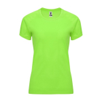 Sportshirt van 100% polyester voor dames 135 g/m2 Roly kleur neon groen