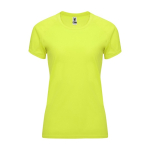 Sportshirt van 100% polyester voor dames 135 g/m2 Roly kleur neon geel