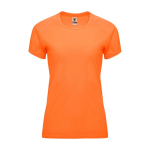 Sportshirt van 100% polyester voor dames 135 g/m2 Roly kleur neon oranje