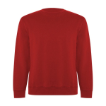 Unisex trui van bio katoen en gerecycled polyester 300 g/m2 Roly kleur rood