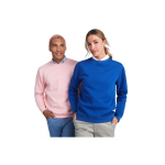 Unisex trui van bio katoen en gerecycled polyester 300 g/m2 Roly kleur marineblauw luxe weergave 2