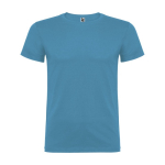 T-shirt van 100% katoen voor heren 155 g/m2 Roly Beagle kleur blauw