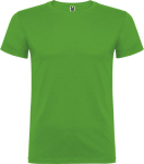 T-shirt van 100% katoen voor heren 155 g/m2 Roly Beagle kleur gras groen