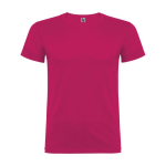 T-shirt van 100% katoen voor heren 155 g/m2 Roly Beagle kleur fuchsia