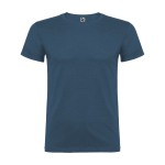 T-shirt van 100% katoen voor heren 155 g/m2 Roly Beagle kleur donkerblauw