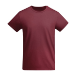 T-shirt van biologisch katoen voor heren 175 g/m2 Roly kleur bordeaux