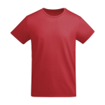 T-shirt van biologisch katoen voor heren 175 g/m2 Roly kleur rood