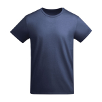 T-shirt van biologisch katoen voor heren 175 g/m2 Roly kleur marineblauw