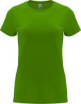 T-shirt van 100% katoen voor dames 170 g/m2 Roly kleur gras groen