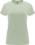 T-shirt van 100% katoen voor dames 170 g/m2 Roly kleur mist groen