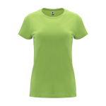 T-shirt van 100% katoen voor dames 170 g/m2 Roly kleur limoen groen