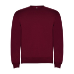 Unisex trui van katoen en polyester 280 g/m2 Roly kleur bordeaux