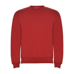 Unisex trui van katoen en polyester 280 g/m2 Roly kleur rood