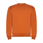 Unisex trui van katoen en polyester 280 g/m2 Roly kleur oranje