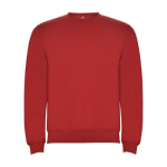 Trui voor kinderen van katoen en polyester 280 g/m2 Roly kleur rood