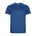 Sportshirt van 50% gerecycled polyester voor heren 135 g/m2 Roly kleur koningsblauw