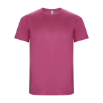 Sportshirt van 50% gerecycled polyester voor heren 135 g/m2 Roly kleur fuchsia